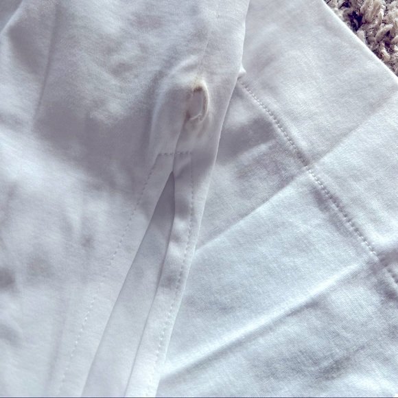 Vince Belted Pima Cotton Midi Dress, White, Size S New with Tag Retail $225.00 - Picture 7 of 8